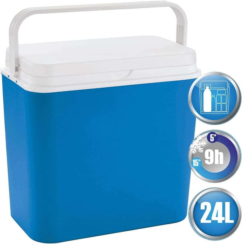 LINDER LEX Thermobox 24L für Picknick & Camping, 9 Std. Kühlung