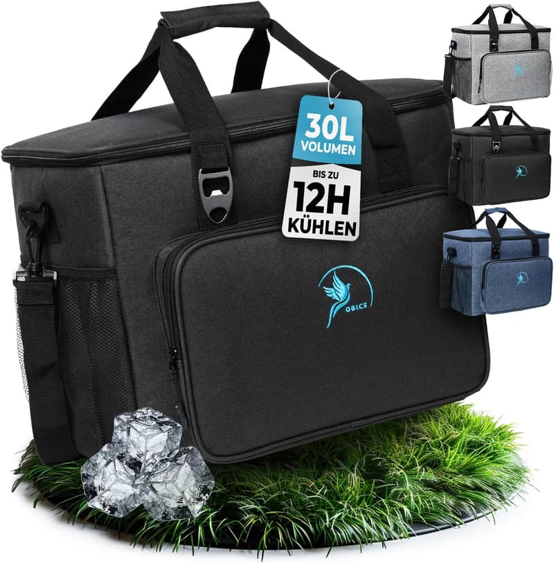 Faltbare Kühltasche 20L/30L mit Flaschenöffner – Ideal für Picknick und Arbeit