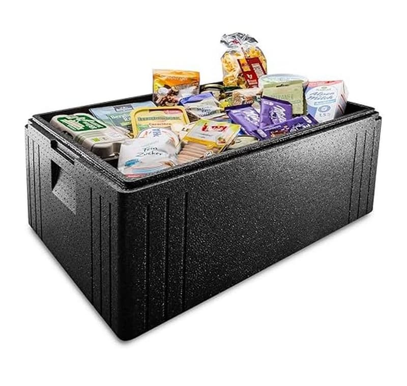 EPP-Thermobox Universal Eco Line 80L für Bäcker & Konditor, Schwarz