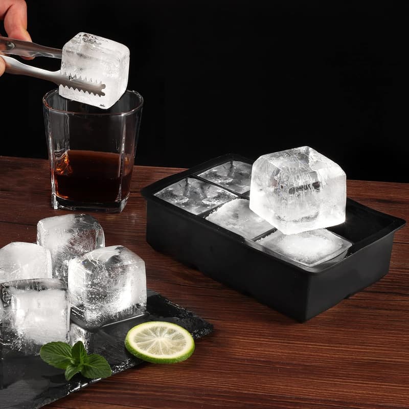 XXL Silikon-Eiswürfelform für runde Eiskugeln