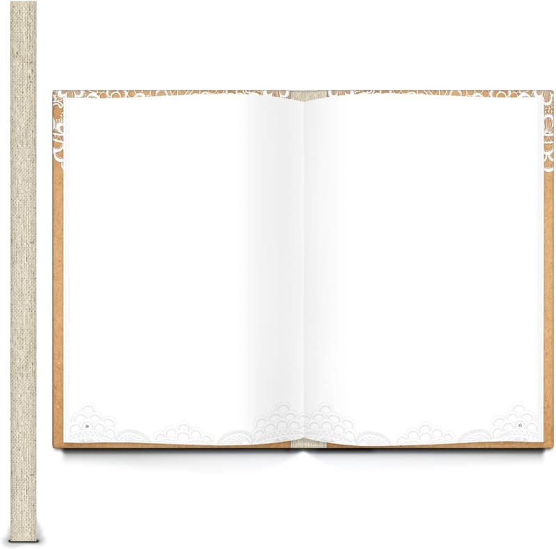 Rezeptbuch zum Selberschreiben mit Kochlöffel – Geschenk für alle Feste DIN A4