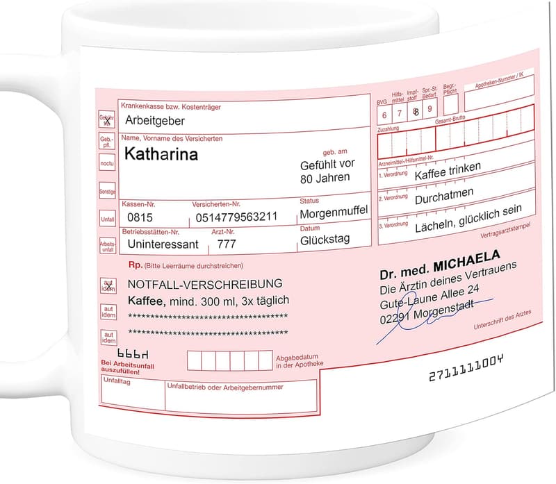 Personalisierte Keramiktasse für Kolleginnen - 330 ml Geschenk