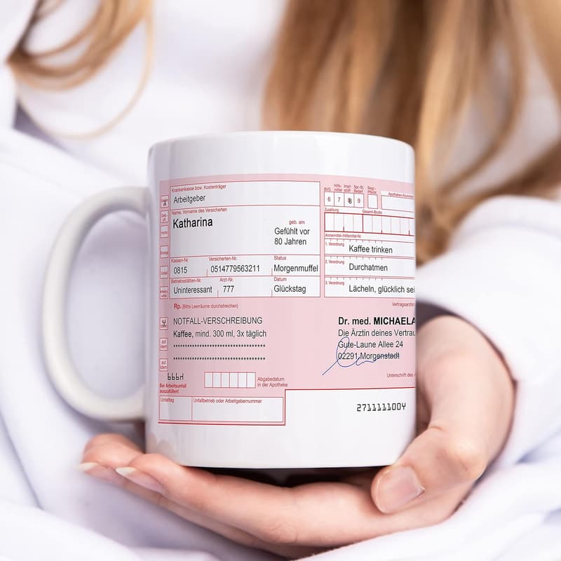 Personalisierte Keramiktasse für Kolleginnen - 330 ml Geschenk