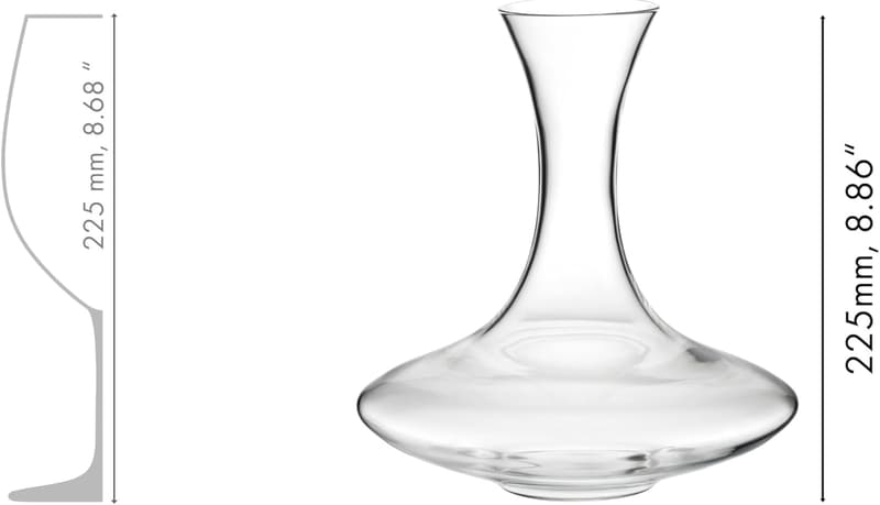 RIEDEL Ultra Karaffe aus Kristallglas – 750 ml, handgefertigt