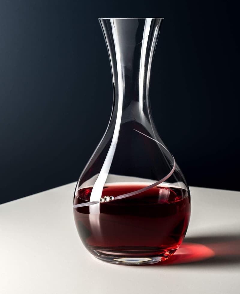 Swarovski Kristall Weinkaraffe 'Silhouette' – handgeschliffen für Wein oder Wasser