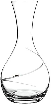 Swarovski Kristall Weinkaraffe 'Silhouette' – handgeschliffen für Wein oder Wasser