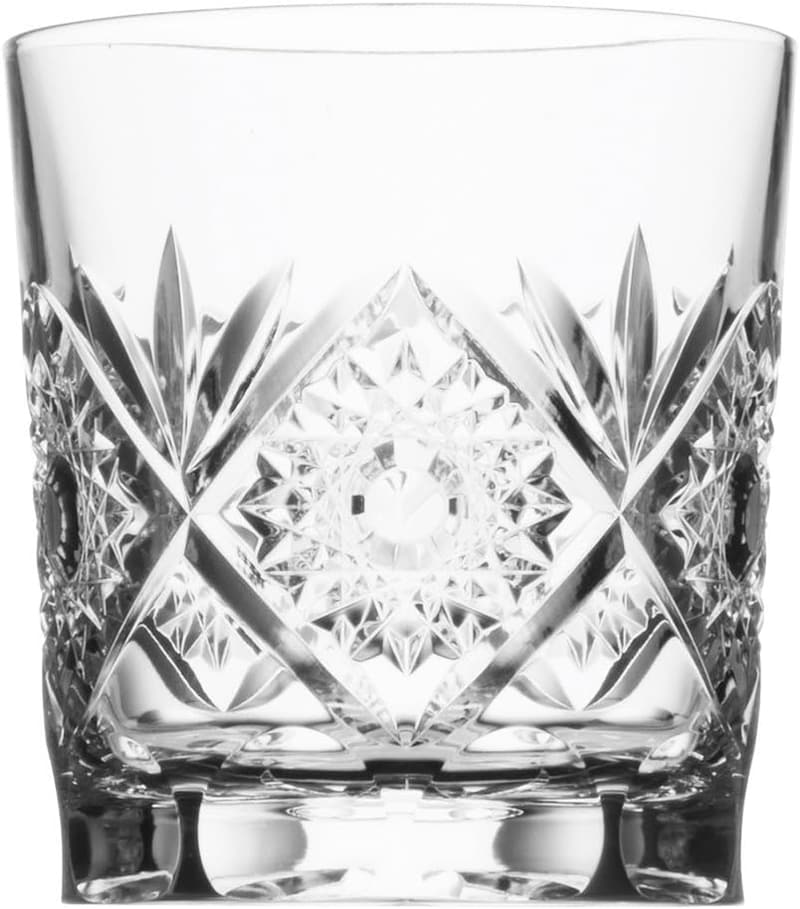 Mundgeblasenes Kristall-Whiskyglas Santra – Handmade in Germany, 9 cm
