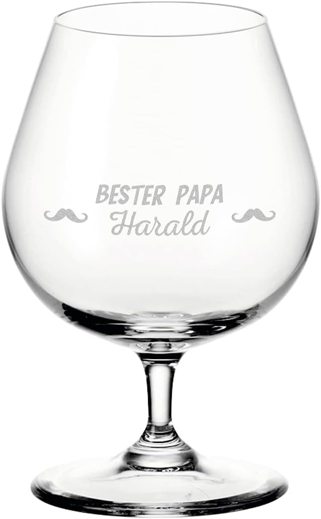 Graviertes Brandyglas 