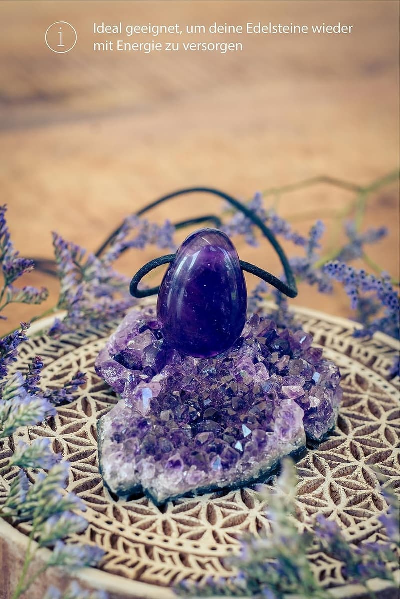 Naturbelassene Amethyst Drusenstücke | 3er Set