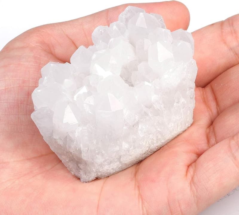 Natürliche Bergkristall Druse - Rohstein Cluster für Reiki-Dekoration