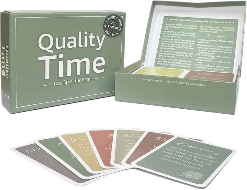 Qualitätszeit Spiel für Paare - 240 Fragen für unvergessliche Momente
