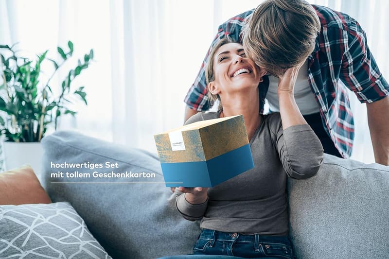Handabdruck Set für Paare - Personalisierte Gipsabdrücke zur Verlobung