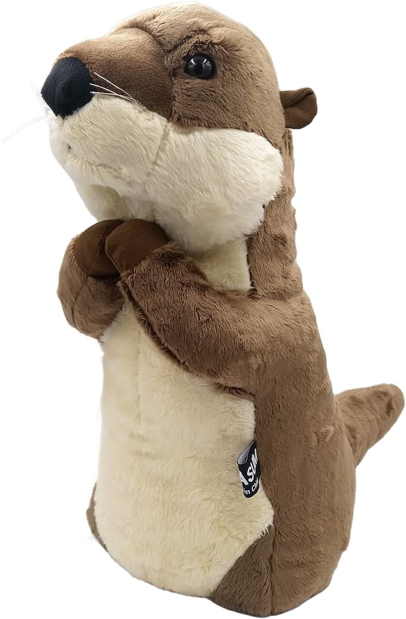 Plüsch-Golf-Headcover für Driver und Wood - Otter-Design für Golfer