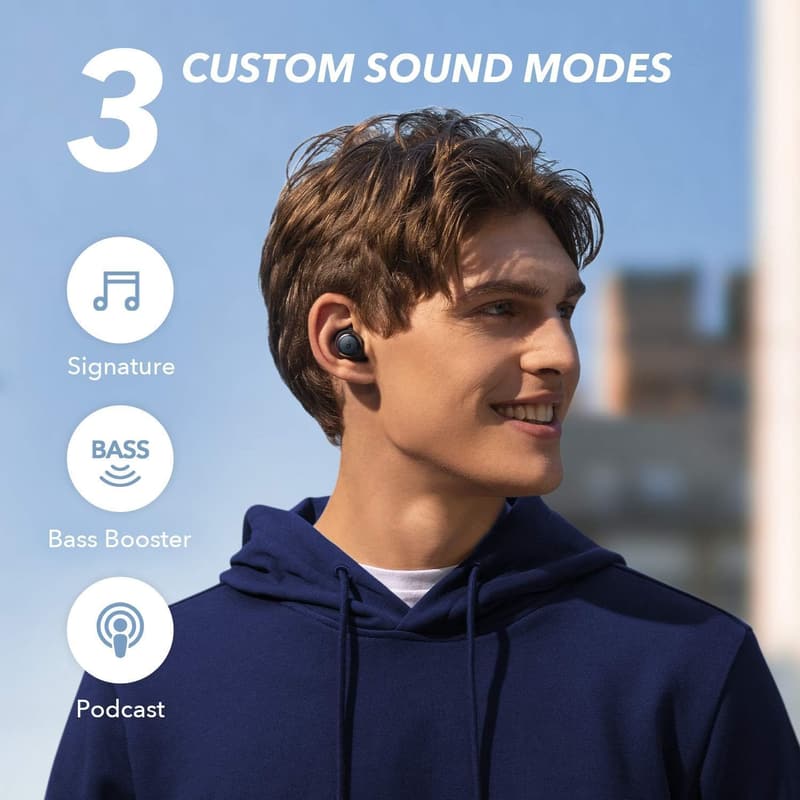 soundcore A1 Bluetooth Sportkopfhörer mit 35H Wiedergabe, IPX7 Wasserschutz