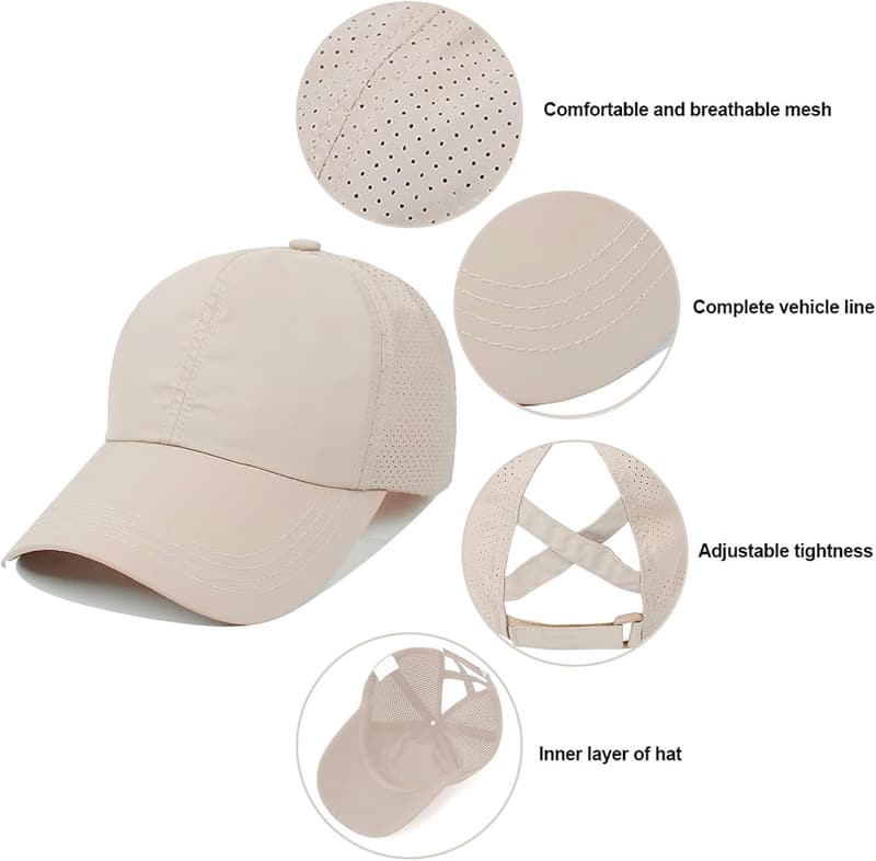 Einstellbare Sommer Baseball Cap für Damen und Herren mit Sonnenschutz