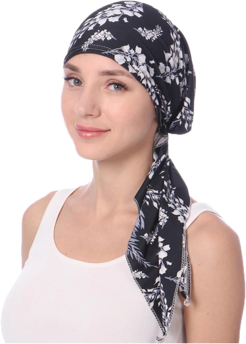 Elastische Sommer-Kopfbedeckung für Damen mit bunten Mustern
