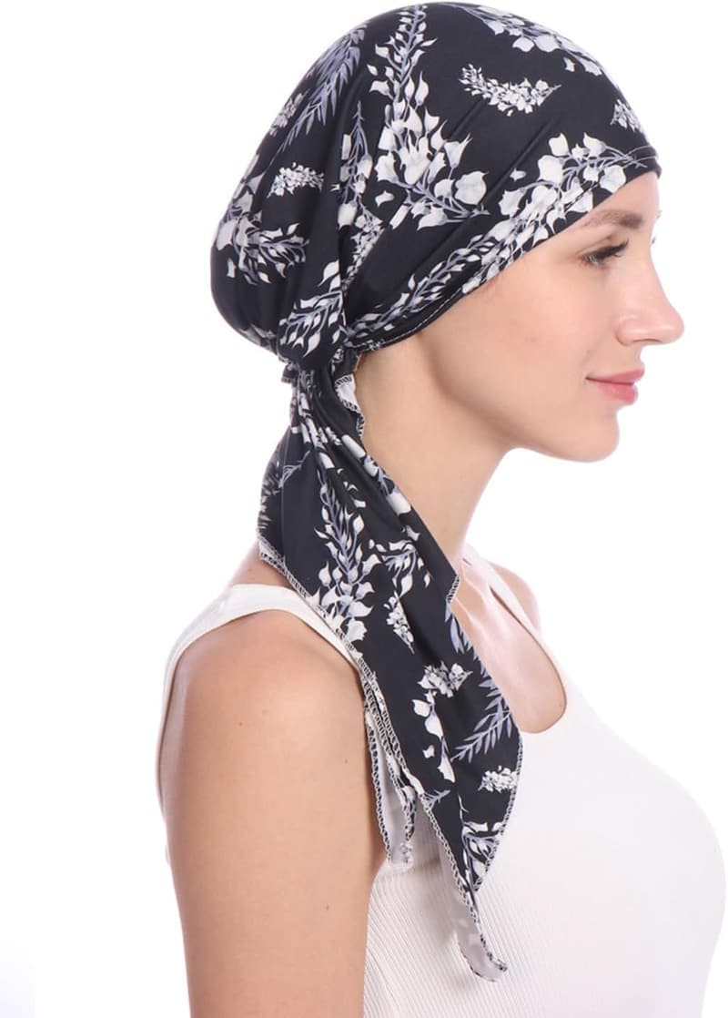 Elastische Sommer-Kopfbedeckung für Damen mit bunten Mustern