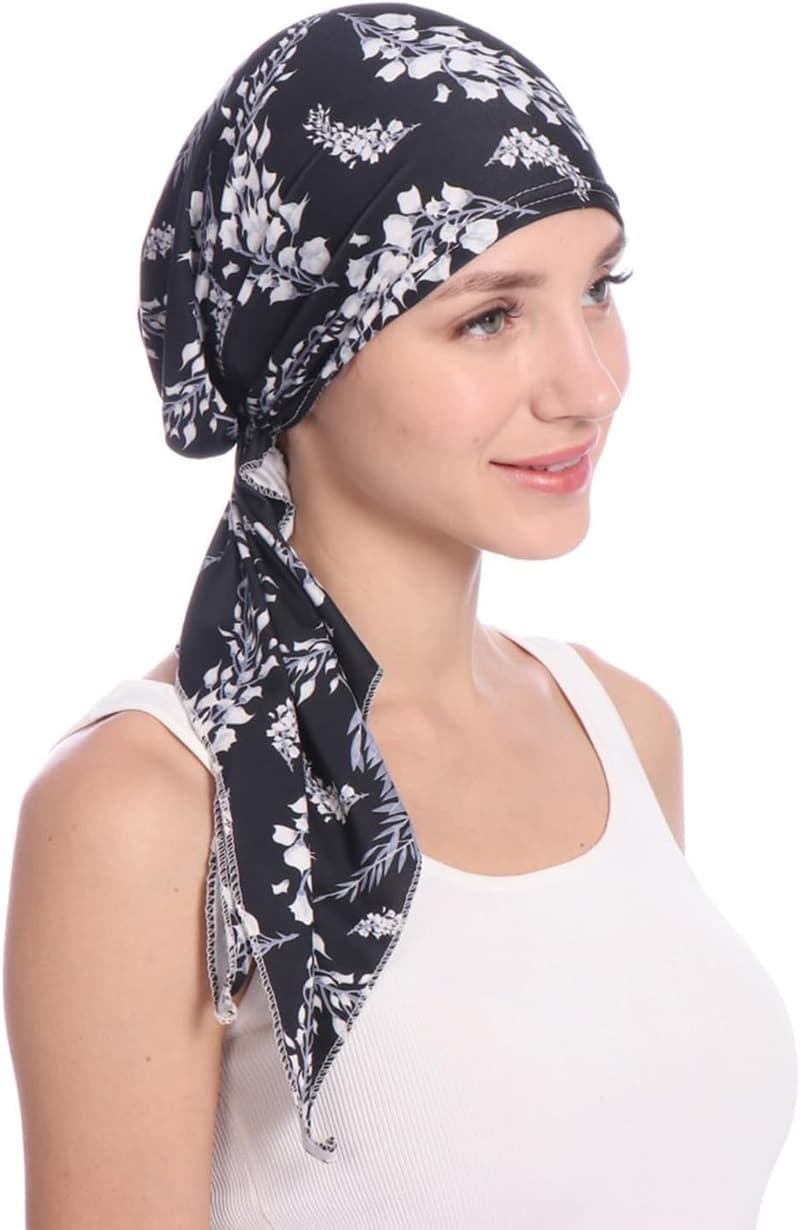 Elastische Sommer-Kopfbedeckung für Damen mit bunten Mustern