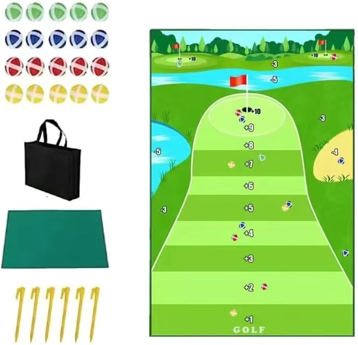 Golf Trainingsmatte für Indoor und Outdoor - Ideal für Familie und Erwachsene