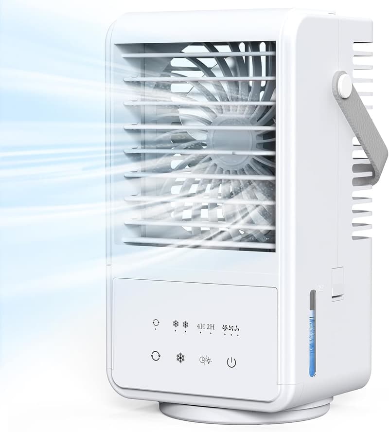 Tragbare Klimaanlage 4-in-1 mit 90° Oszillation für Zuhause