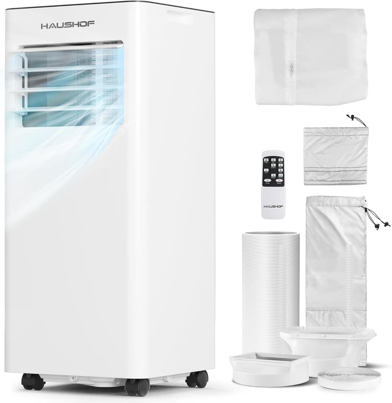 Mobile Klimaanlage 9000BTU 4-in-1 für Räume bis 30 m²