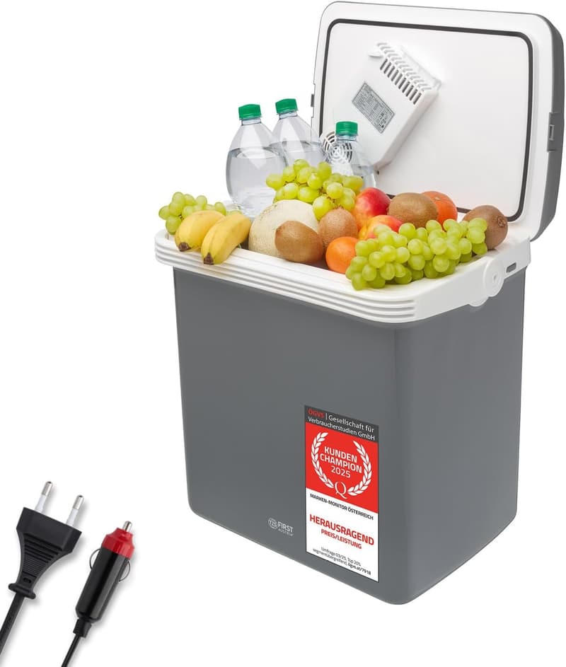 TZS First Austria 32L elektrische Kühlbox für Auto & Zuhause