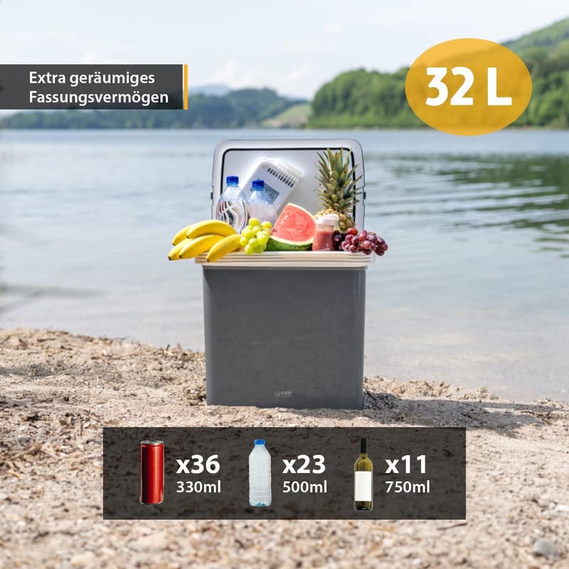 TZS First Austria 32L elektrische Kühlbox für Auto & Zuhause