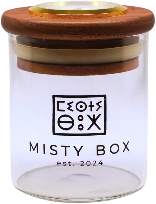 Misty Box – 2 Luftdichte Gewürzgläser mit Hygrometer, 90ml