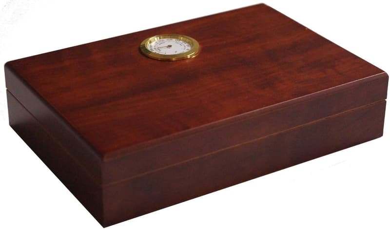Tragbarer Reise-Humidor in Braun für Zigarrenliebhaber