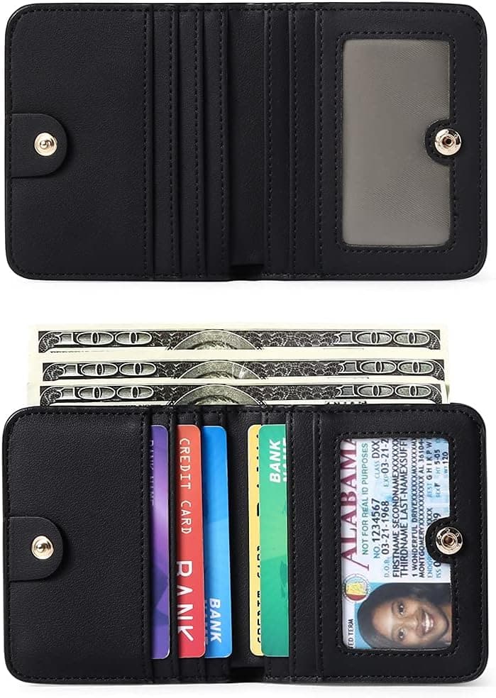 Kleiner Damen Geldbeutel aus weichem Leder mit RFID-Schutz