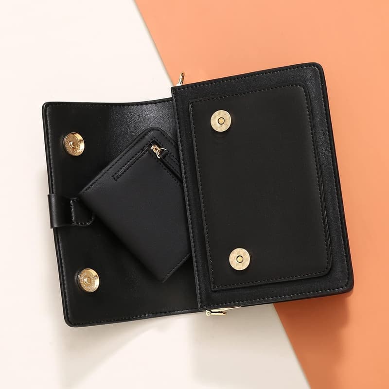 Kleiner Damen Geldbeutel aus weichem Leder mit RFID-Schutz