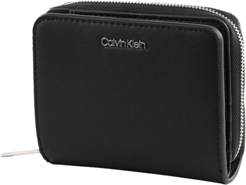 Calvin Klein Damen Geldbörse Klappbörse in Schwarz