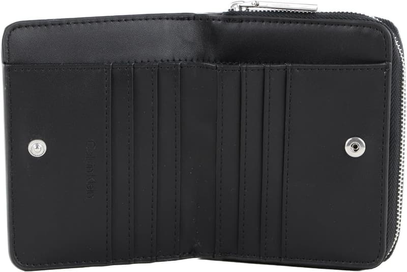 Calvin Klein Damen Geldbörse Klappbörse in Schwarz
