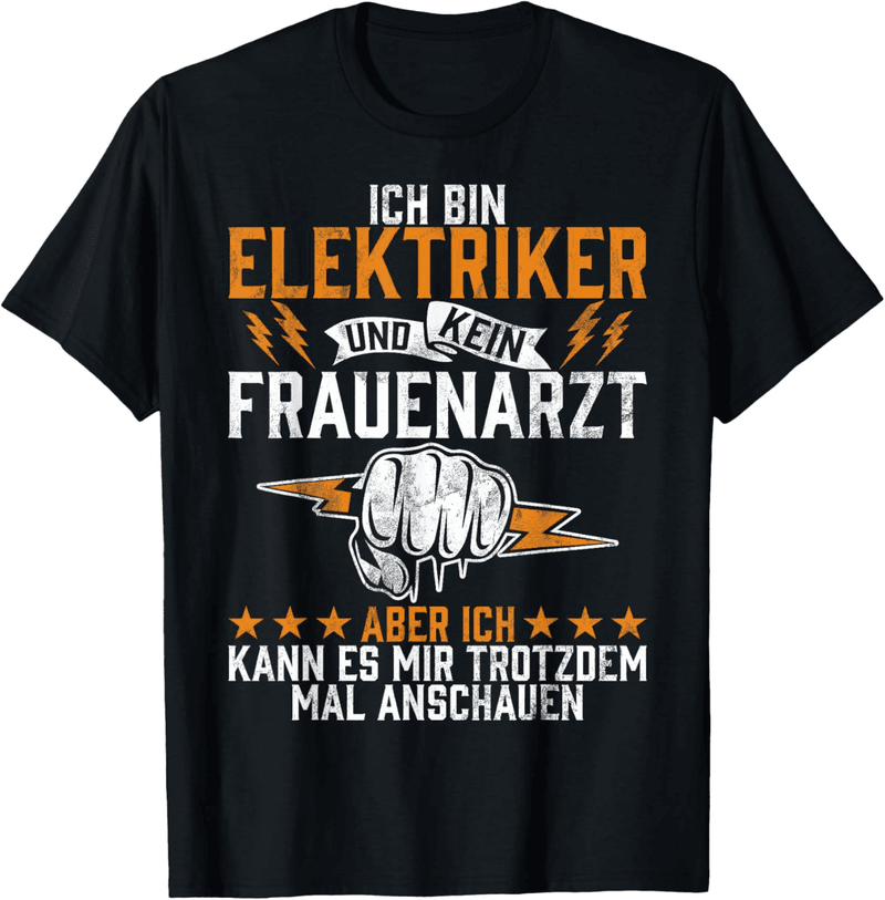 Elektriker T-Shirt für Männer – Humorvolles Berufsdesign