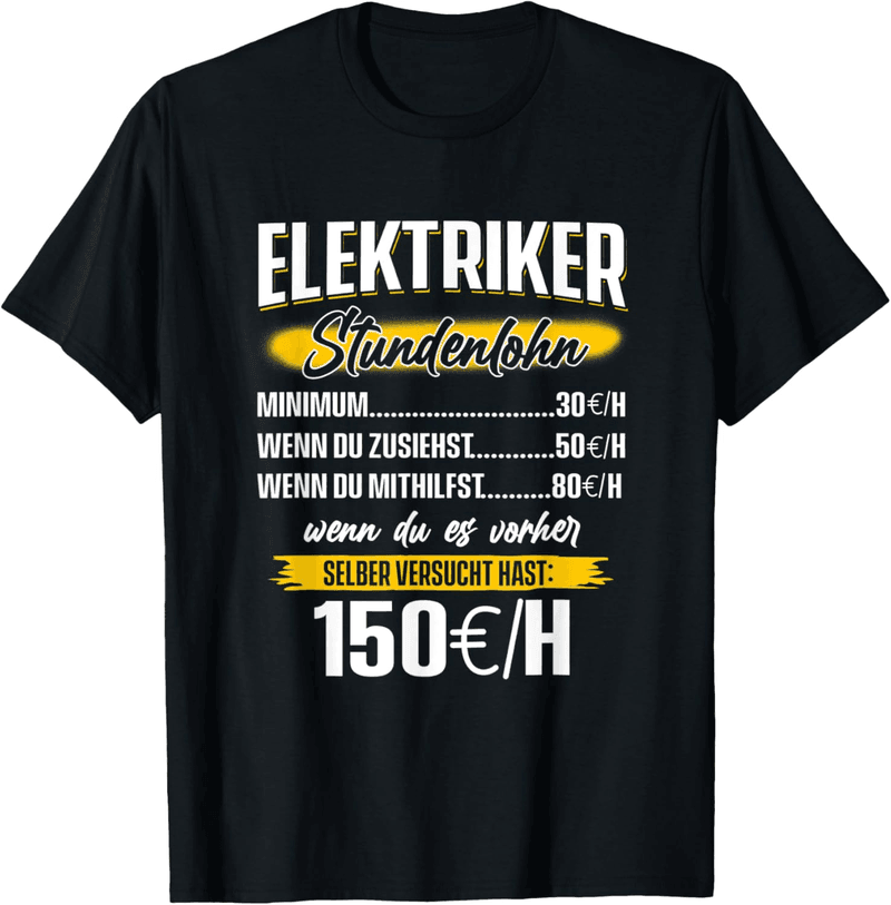 Elektro-T-Shirt für Elektriker und Elektrotechniker