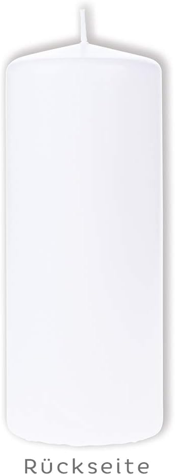 Inspirierende Kerze mit Silberstreifen – 15x6cm (Dietrich Bonhoeffer)