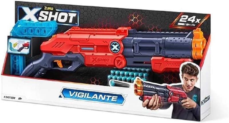 X-Shot Excel Vigilante Blaster mit Darts für Action-Fans