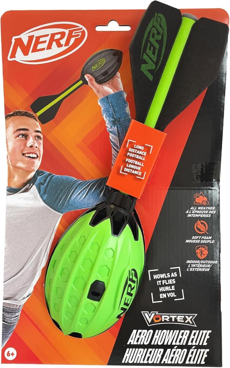 Nerf Vortex Elite Spielzeugblaster, Grün/Grau, Einheitsgröße