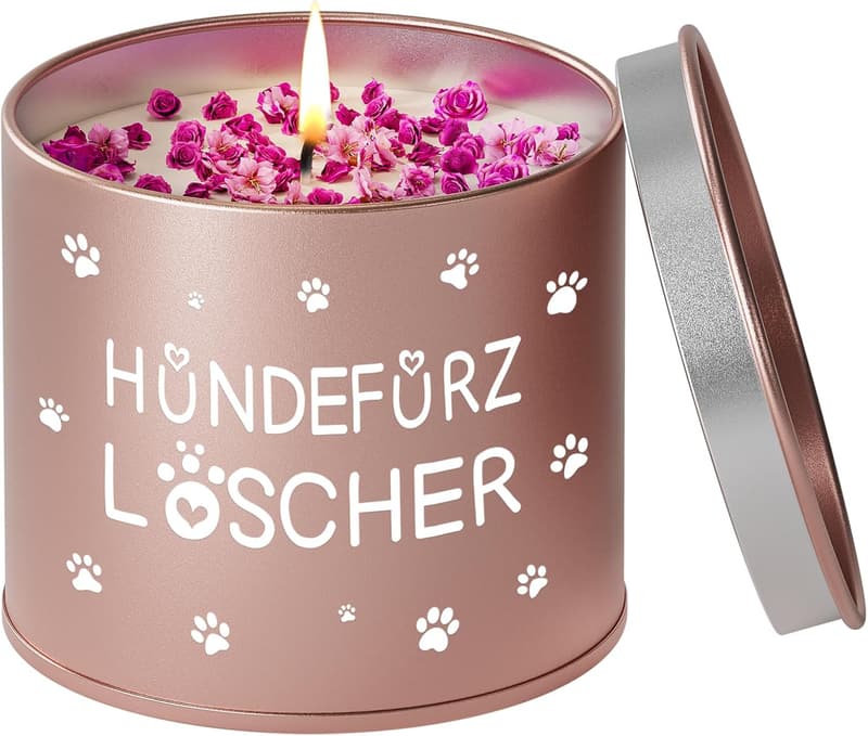Duftkerze mit Spruch für Hundebesitzerinnen – 9 OZ Geschenkidee