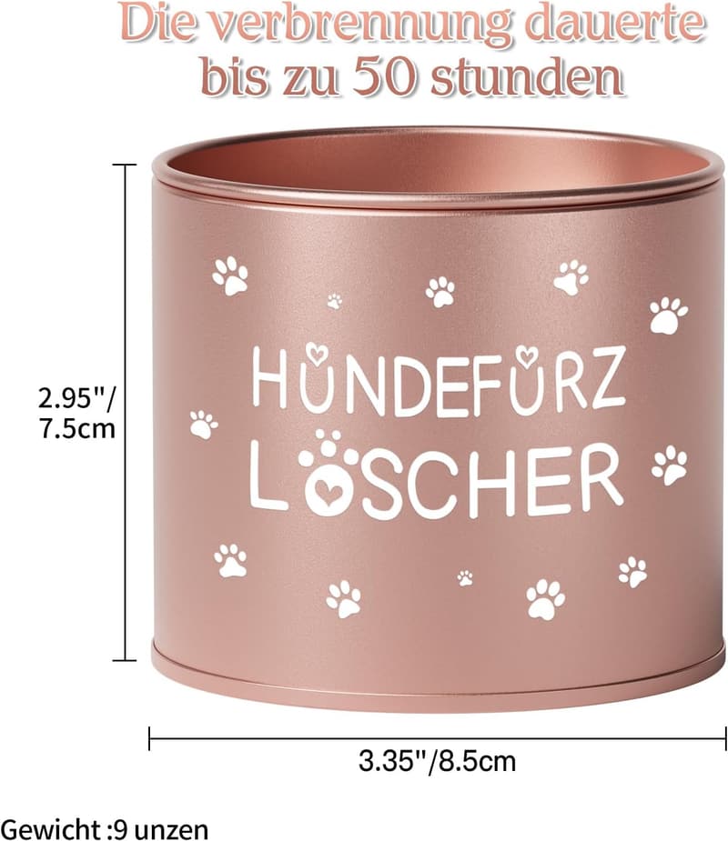 Duftkerze mit Spruch für Hundebesitzerinnen – 9 OZ Geschenkidee