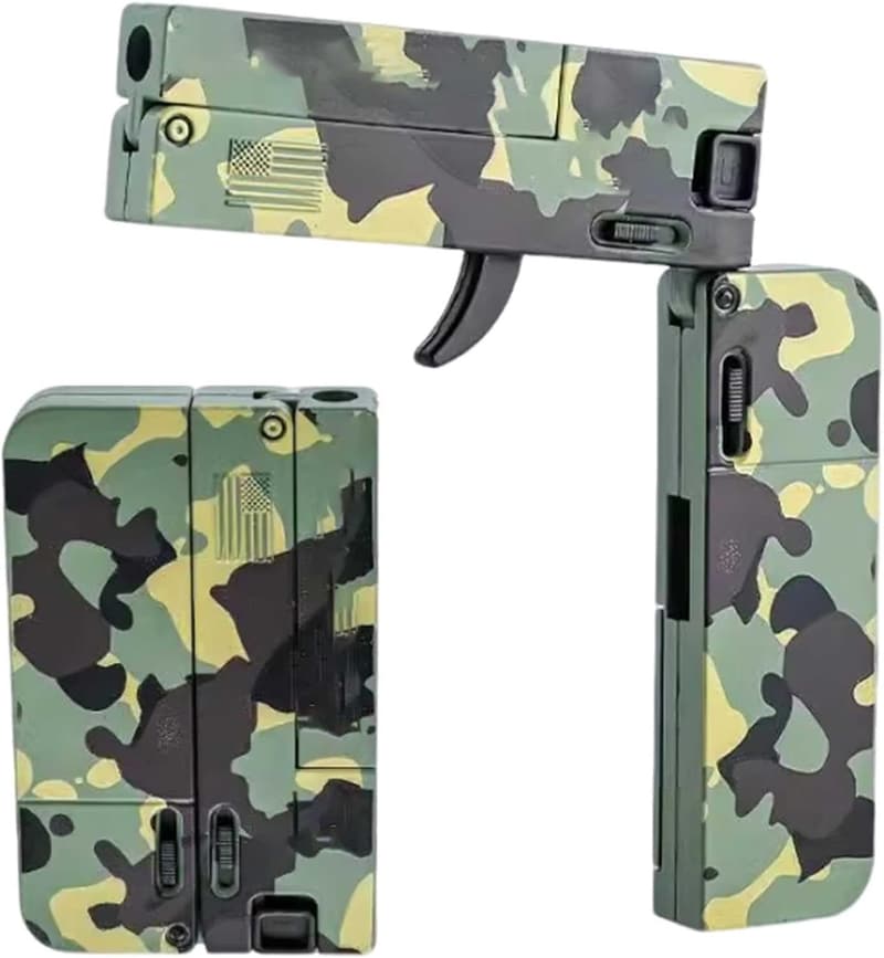 Camouflage Soft Bullet Spielzeugpistole aus Metalllegierung für Kinder (14+)