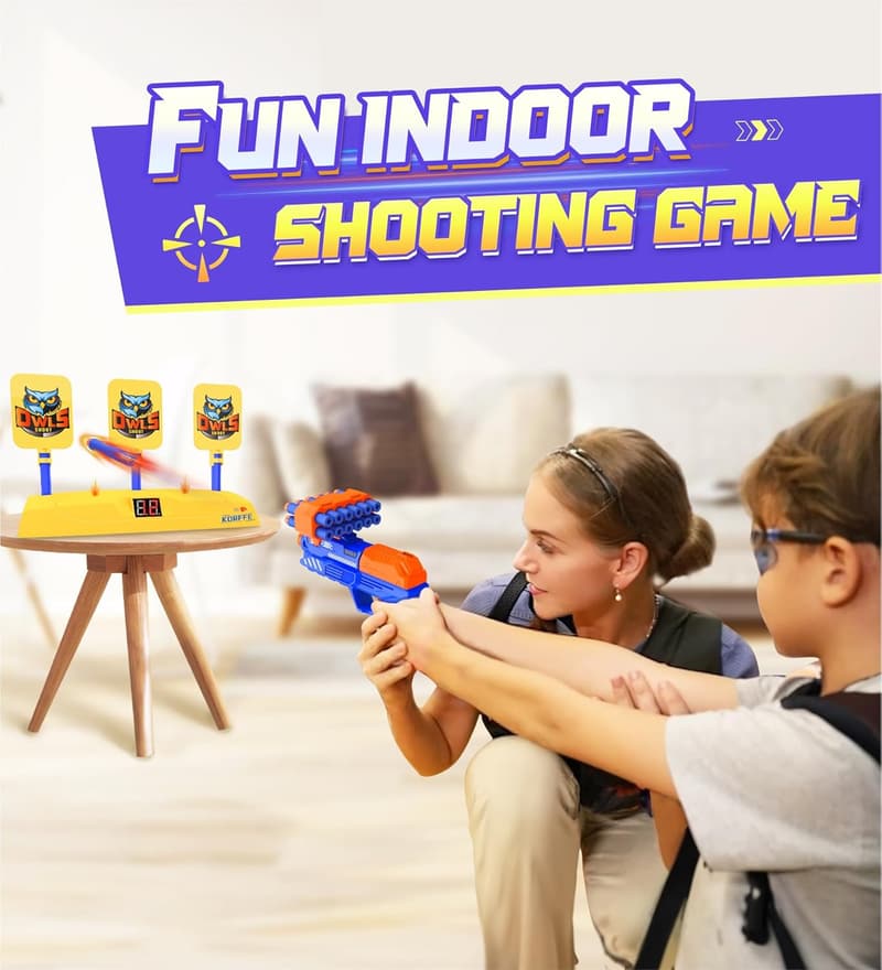 Elektronisches Schießspielzeug mit Rücksetzung für Jungen (5-8 Jahre)