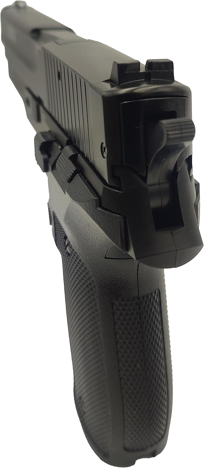 Saigo Defense Airsoft Pistol Pack SA Navy – Schwarze Federpistole aus Kunststoff und Metall