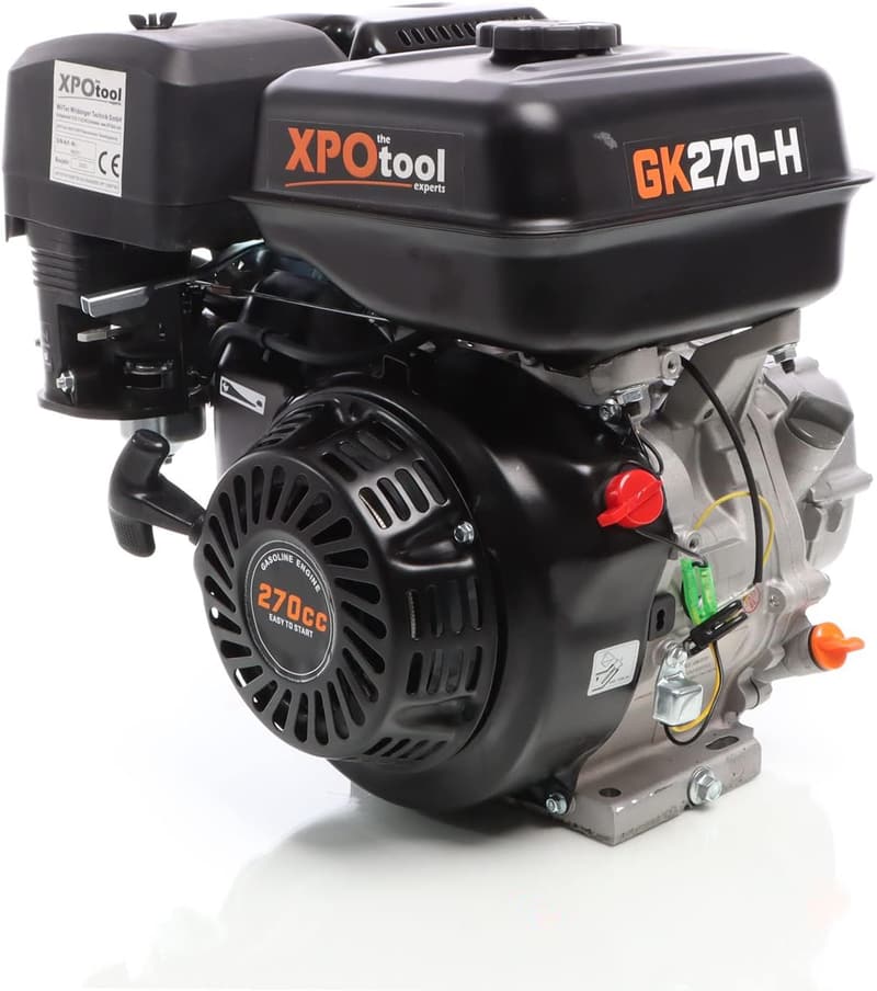 Benzinmotor 6,7 kW (9 PS) mit Ölbadkupplung für Karts und Rasenmäher