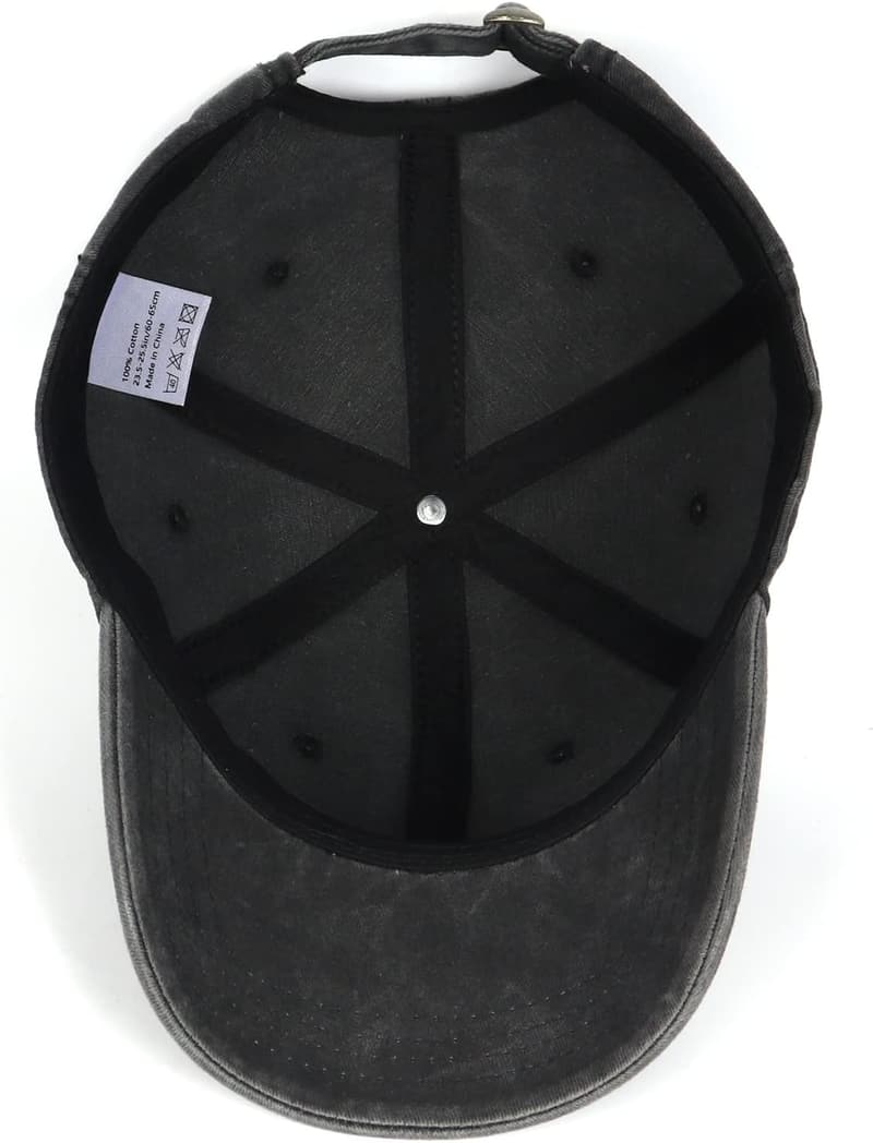 Zylioo XL/XXL Vintage Baseballcap aus gewaschenem Baumwollstoff