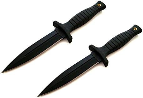 KOSxBO 2er Messerset - Krav Maga Stiefelmesser 24 cm für Kampfsportler