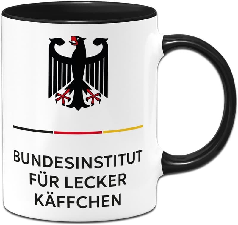 Lustige Kaffeetasse mit Spruch für Kollegen - Geschenk für Kaffeetrinker