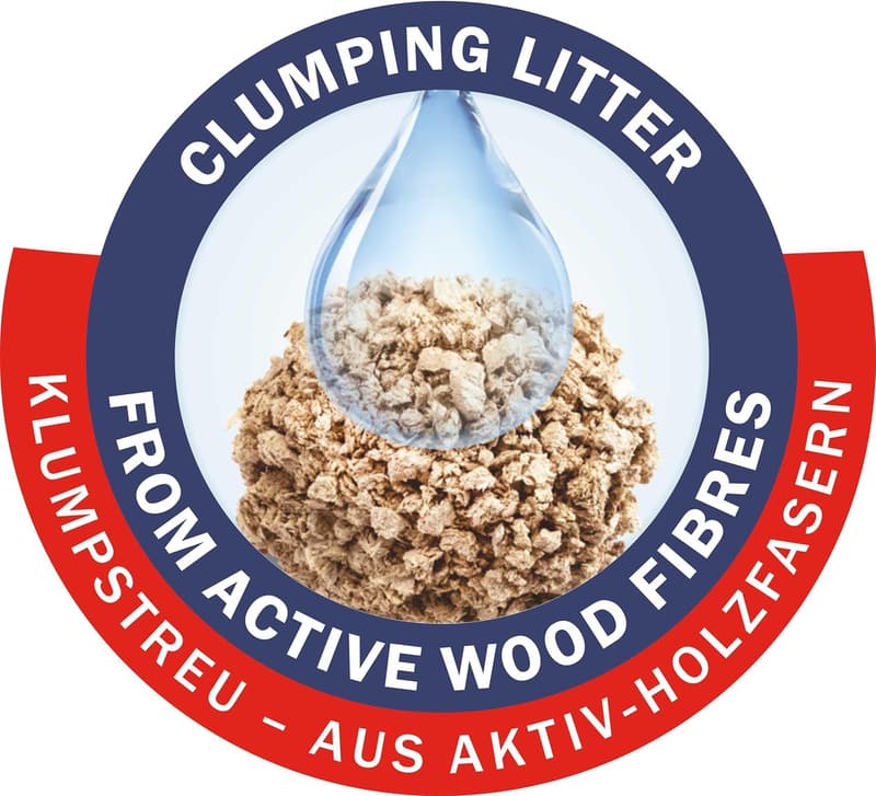 Cat's Best Original Katzenstreu – 100 % pflanzlich, höchste Saugkraft, 17,2 kg