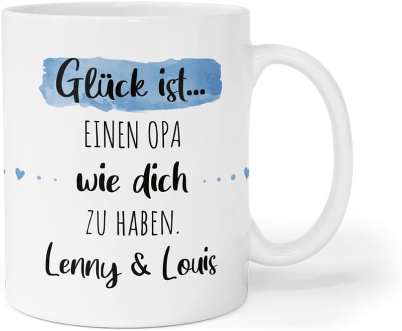Personalisierte Kaffeetasse mit Wunschname – Geschenk für die beste Freundin oder Familie