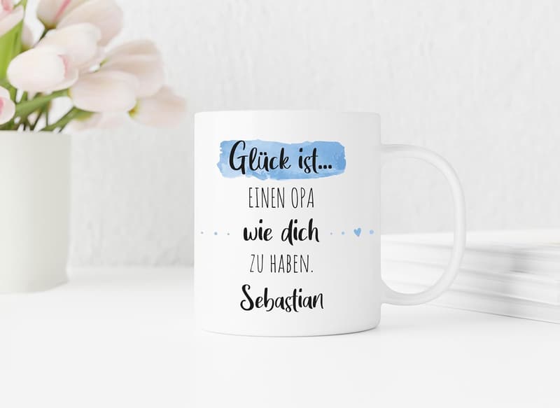 Personalisierte Kaffeetasse mit Wunschname – Geschenk für die beste Freundin oder Familie